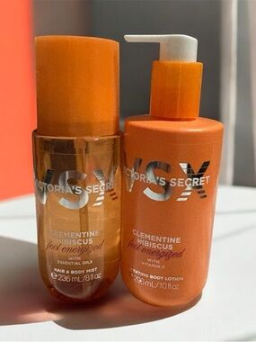 Victoria's Secret Clementine Hibiscus Lotion & Mist - Orange